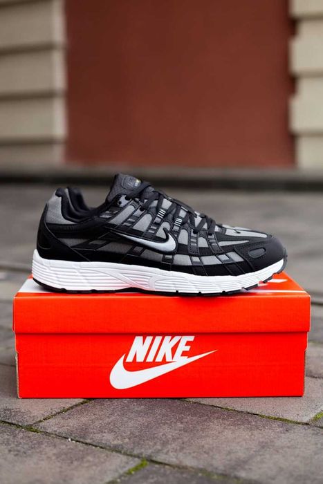 Мужские кроссовки Nike P-6000 "Black/Grey" Gore-Tex. Размеры 41-45