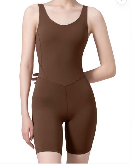 Damskie body modelujące sylwetkę, brązowe, rozm. S, YVETTE