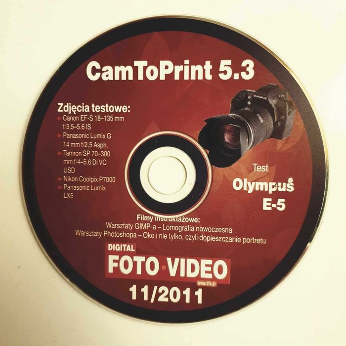 Zestaw programów do obróbki foto/video GIMP - 5 Sztuk