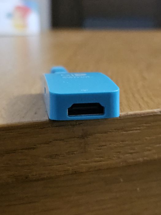 Adapter, konwenter prosto z konsoli nintendo switch na telewizor