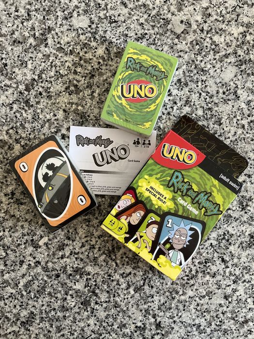 Cartas UNO: Edição Especial “Rick and Morty”