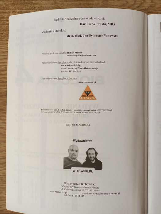 Biologia Witowskiego Tom 4 - Matura