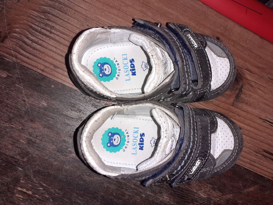 Buty półbuty skórzane Lasocki na wiosnę dla chłopca