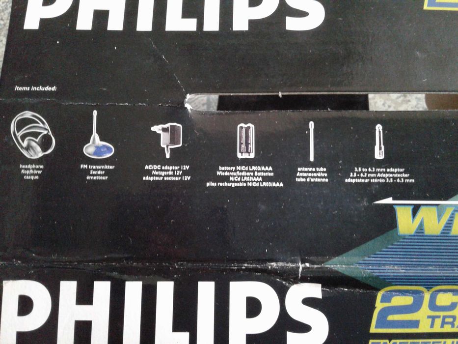 Auscultadores wireless Philips, como novos!