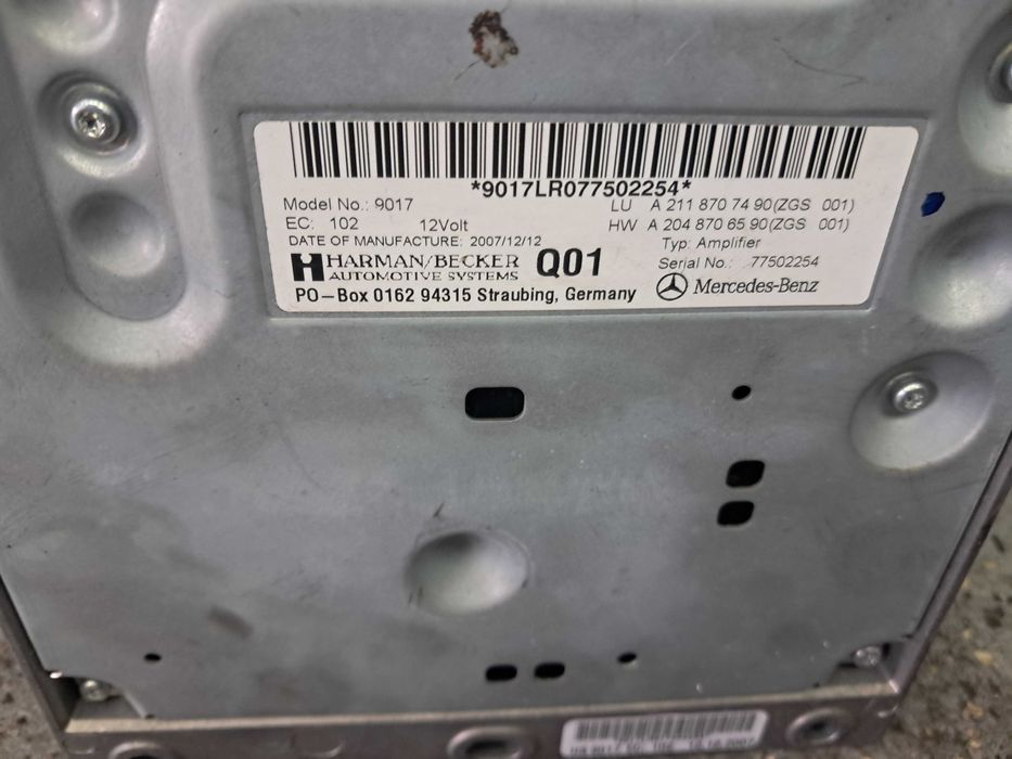 Wzmacniacz harman mercedes cls w219,w211