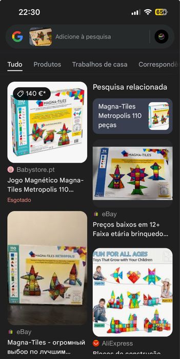 Nunca usado ainda com plastico