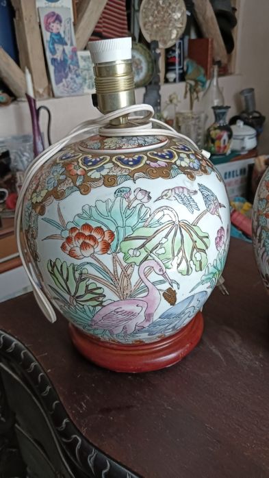 Candeeiros de Mesa em Cerâmica Asiáticos