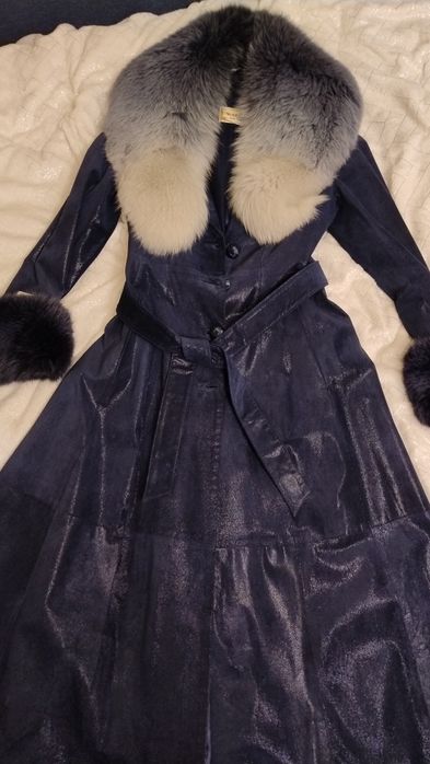 Пальто шкіряне осінь