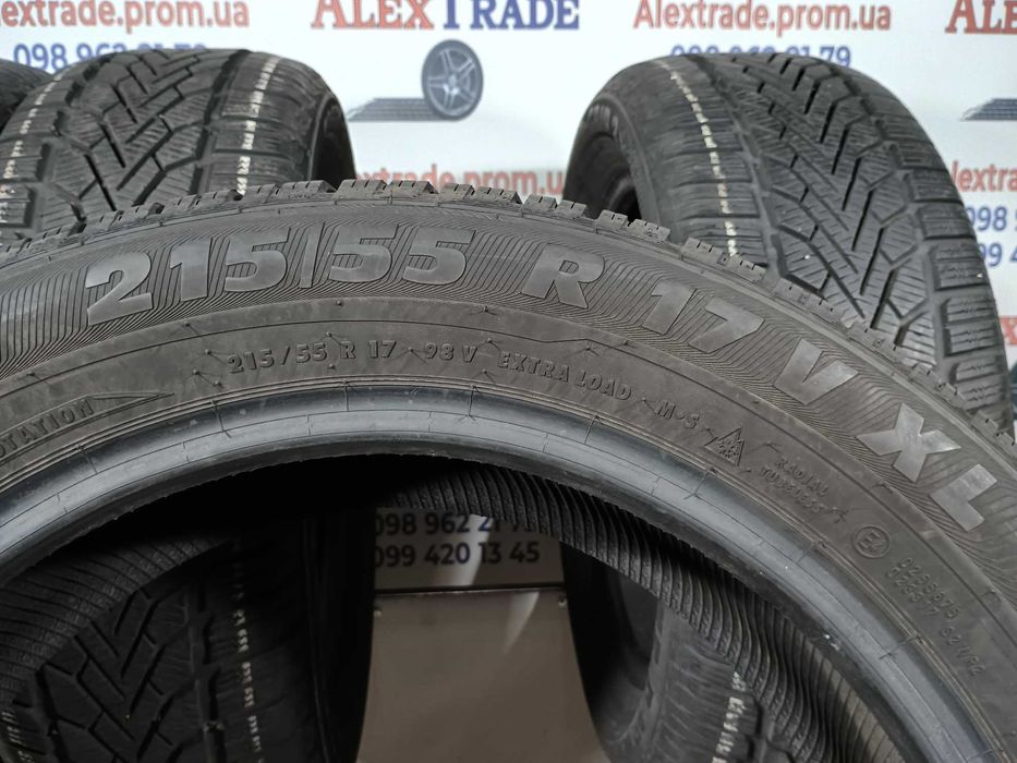 4 шт. 215/55 R17 Semperit Speed-Grip 2 зимові шини б/у