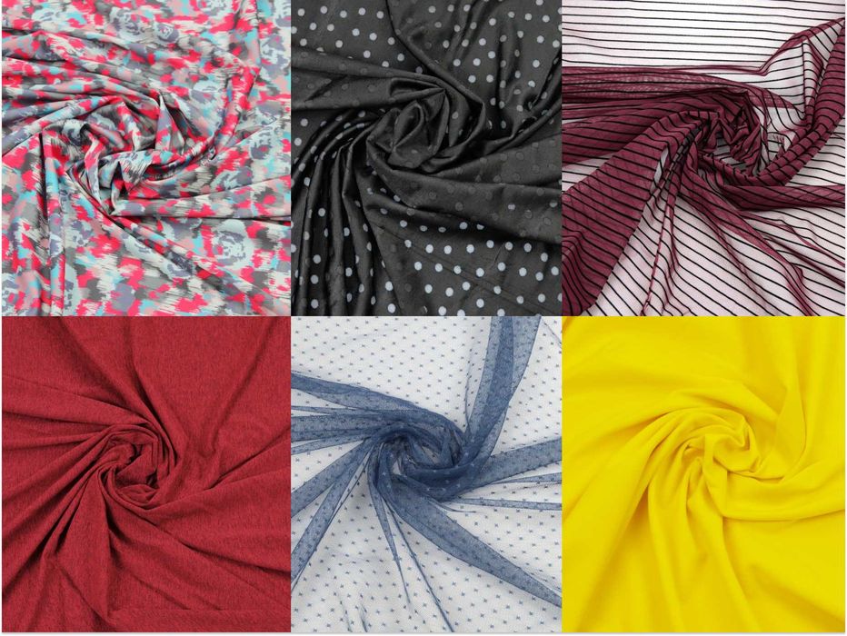 Dzianina, mikrofibra, bawełna materiał na bluzkę lub sukienkę