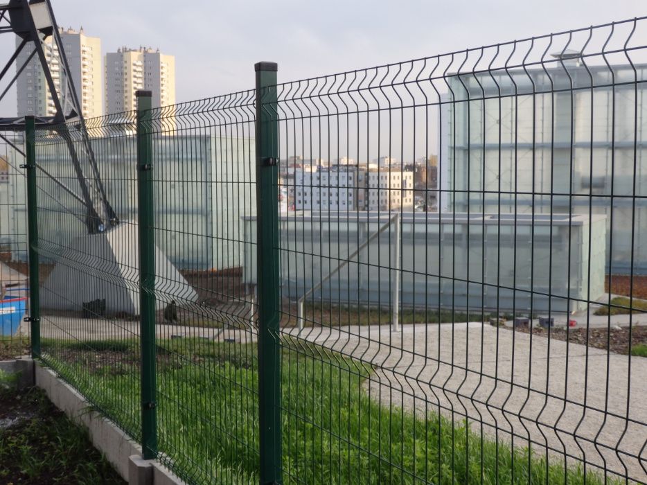 PANEL 153x250 cm Fi 4 + słupek + obejmy + akcesoria