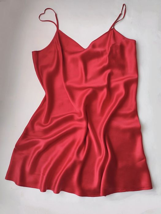 Шовковий пеньюар сукня на бретельках бренд Flirt