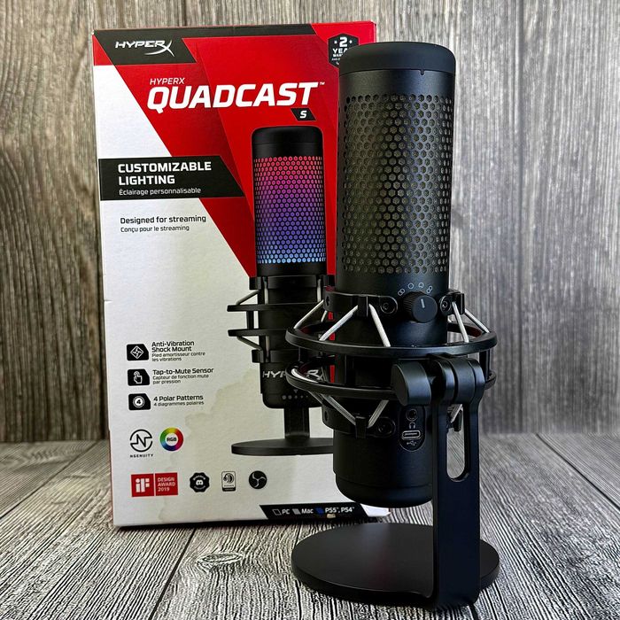 Микрофон HyperX QuadCast S 1 шт. USED!