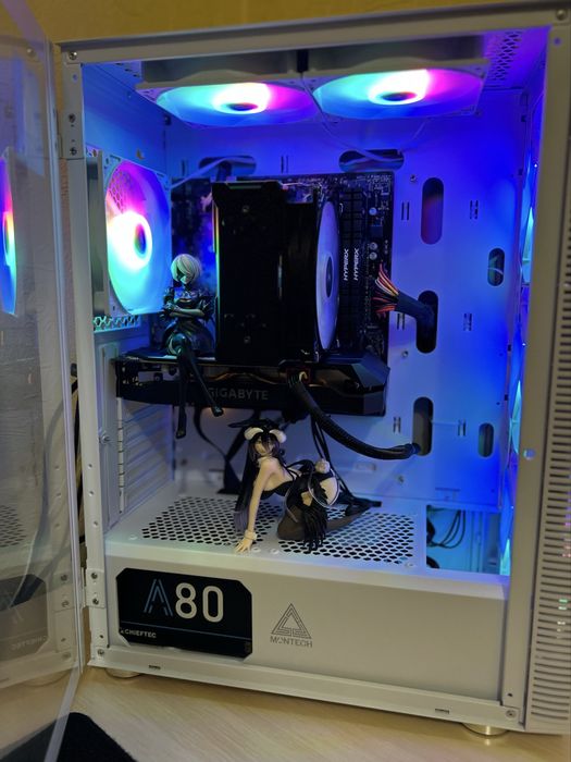 Білий ігровий компʼютер ryzen 5 5600, rtx 2060, 16 gb ddr4