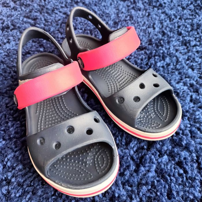 Dziecięce sandały Crocs c10, granatowe r. 26/27