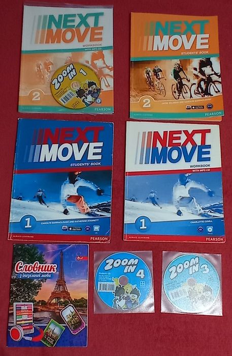 Англійська мова next move 1,2.