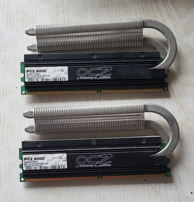 Игровая оперативная память OCZ ReaperX DDR2 4Gb KIT of 2 1000MHz PC2
