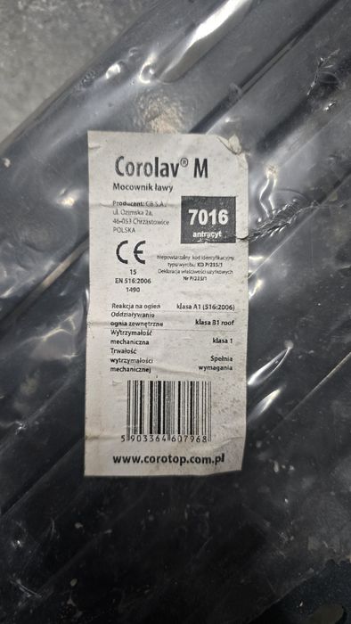 Corolav M - mocownik ławy kominiarskiej 7016 antracyt