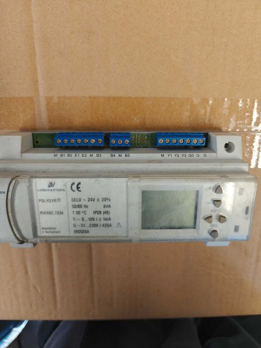 Termostat Landis $ Staefa  /  Siemens     POLYGYR    RWX62.7034