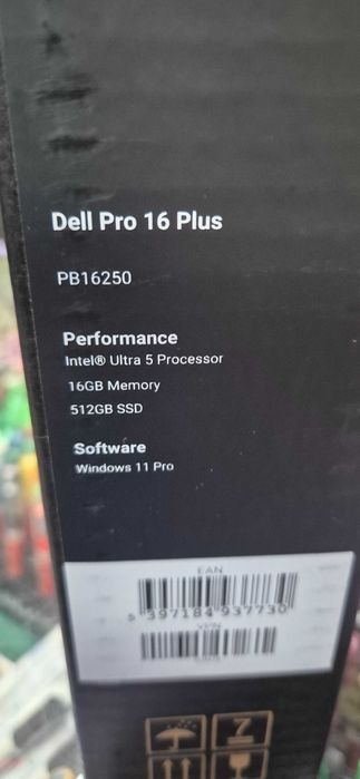 Laptop Dell Pro 16 Pro Ultra 5 Igła/16Gb/512SSD/Gwarancja/SklepGSM