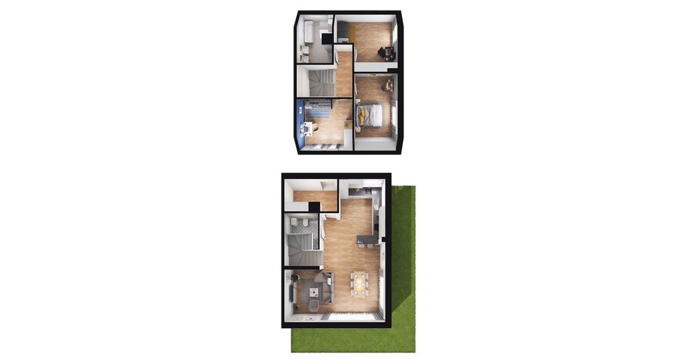 4-pokojowy dom 102m2 + ogródek Bezpośrednio