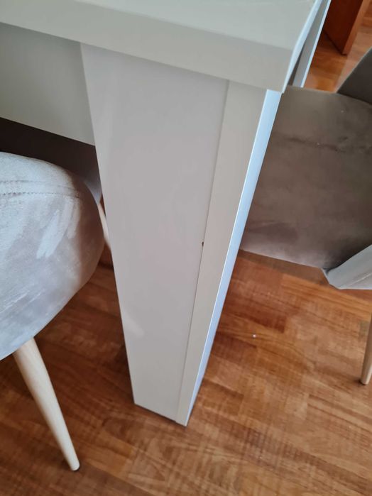 Mesa de jantar extensível em Branco - BALKIS