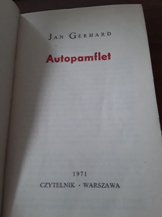 Autopamflet Jan Gerhard