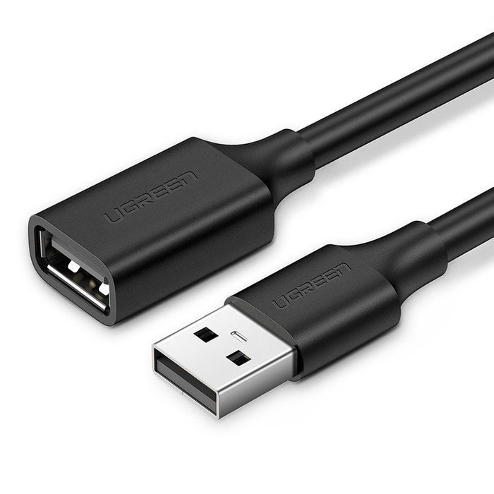 Ugreen kabel przewód przejściówka USB (żeński) - USB (męski) 2m czarny