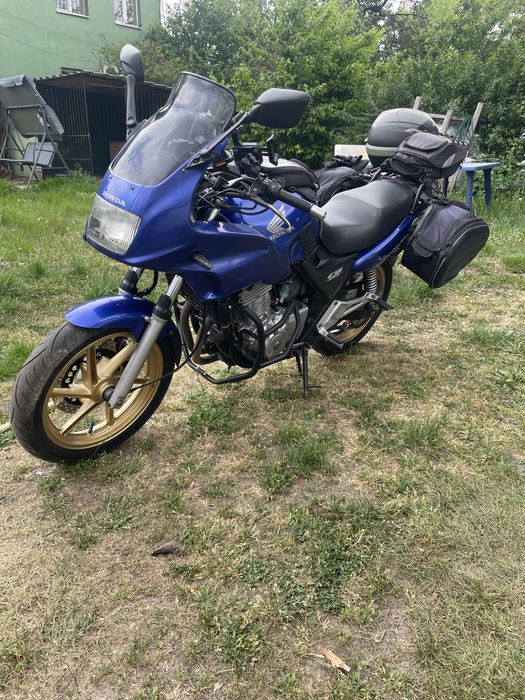 Honda CB500S з кофрами