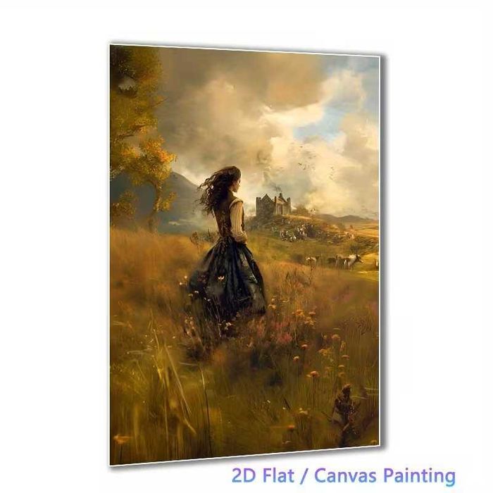 Plakat z Serii Outlander – Obraz na Płótnie Bez Ramy