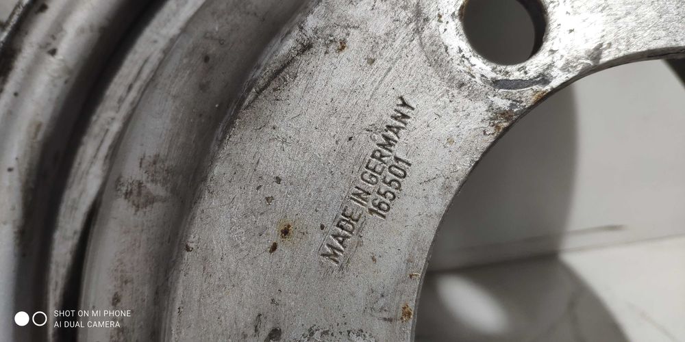 Felga 6x205 16 BUS bliźniak wzmacniana GERMANY 6jX16H2 OS132 para 2szt