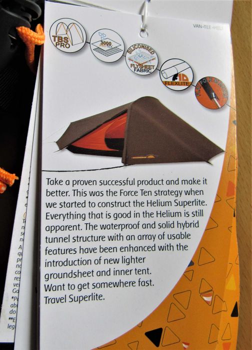 Tenda para Campismo Helium 100, Nova