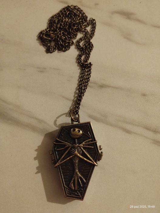 Nowy zegarek naszyjnik Jack Skellington – The Nightmare Before Christm