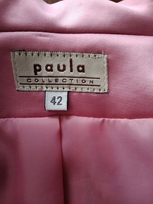 Jak nowyKostium  garnitur,sukienka + żakiet rozm 42 Paula Collek