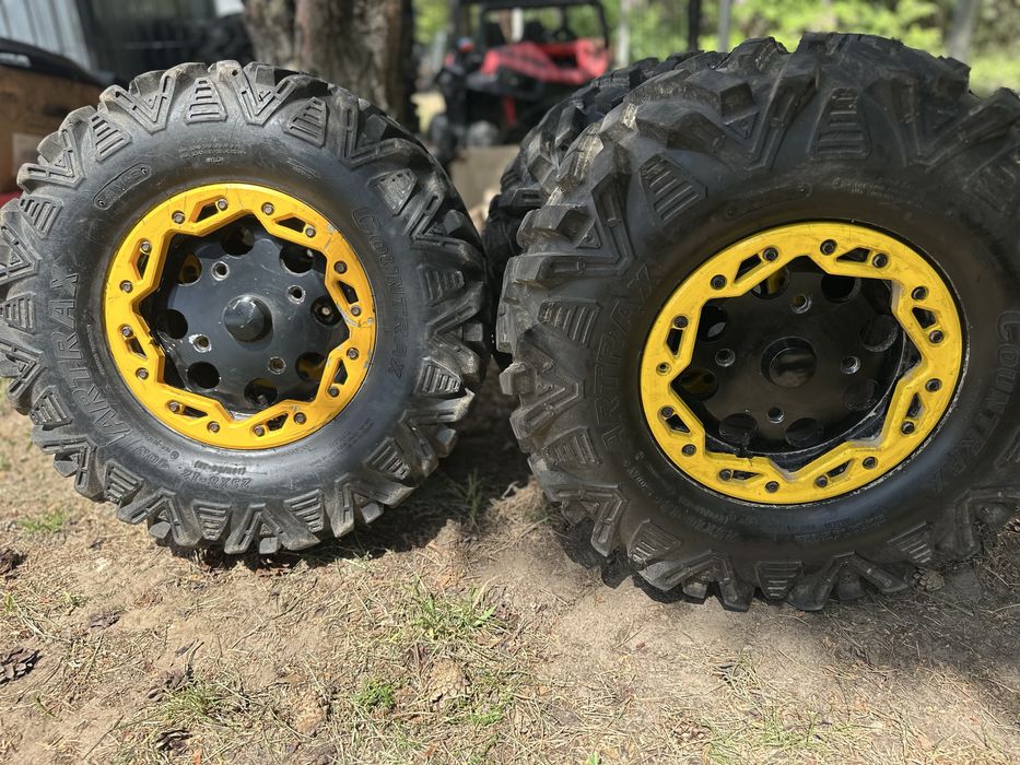 Komplet kół Can-Am Renegade Outlander | Felgi Beadlock BRP | Opony Countrax