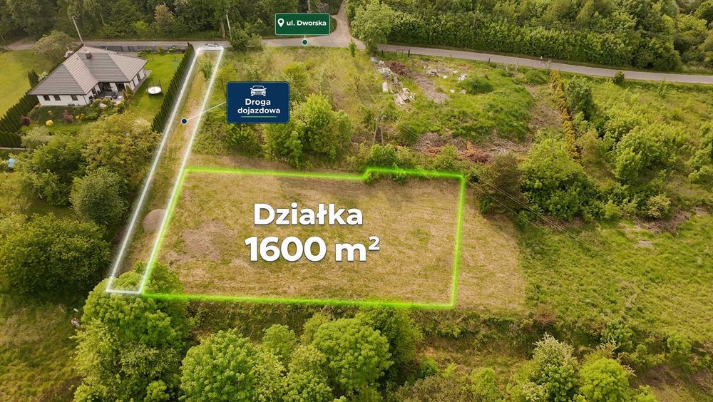 Na sprzedaż widokowa działka budowlana w Trzebini o powierzchni 16 ar. - Widok 5