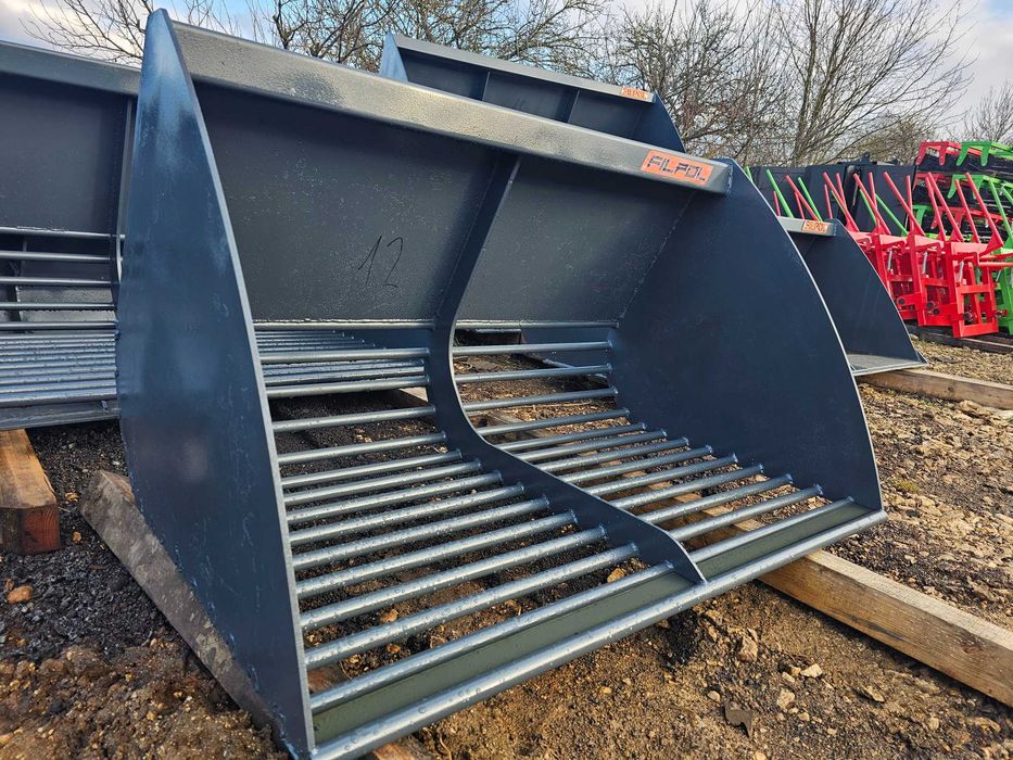 Łyżka przesiewowa ażurowa łycha do przesiewu buraków gruzu kamieni itp