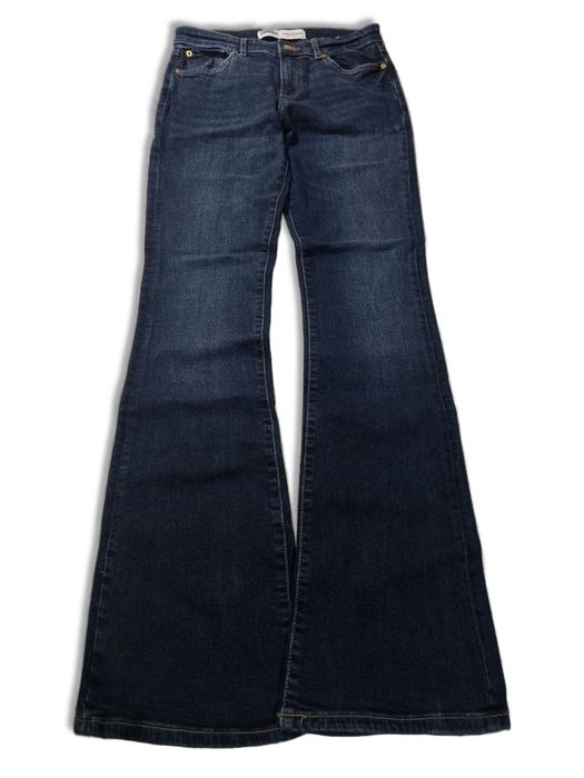 Bershka flared jeans blue Джинси сині клеш