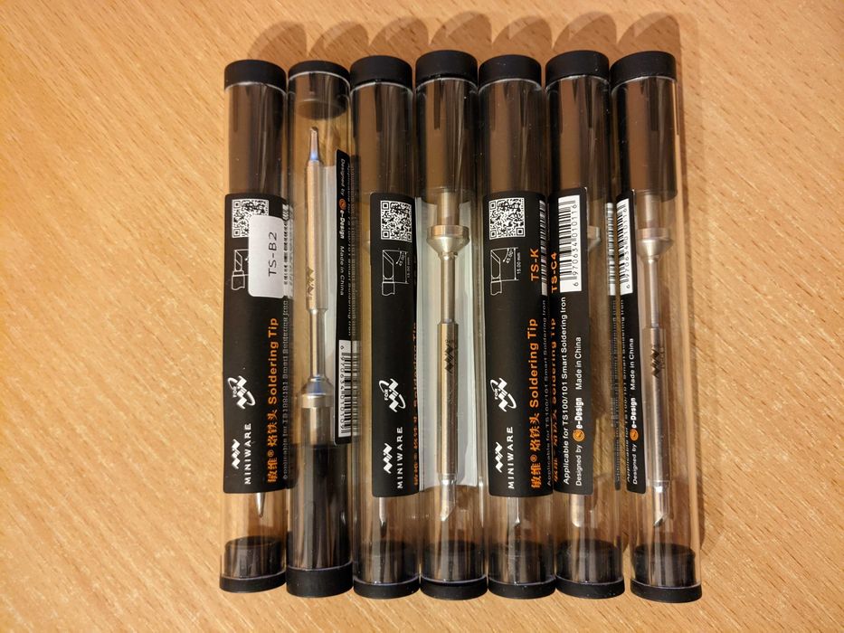 Паяльник MiniWare TS101 90W Гарантія жало TS-BC2 + підставка + земля