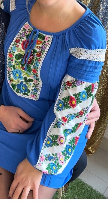 Сукня вишиванка бісером вишита