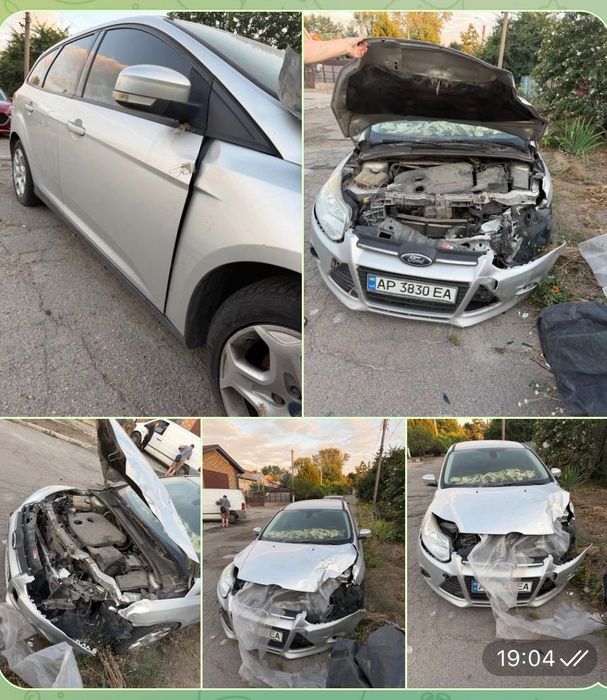 Ford Focus III 1.6 TDCi 2012 дизель універсал після ДТП