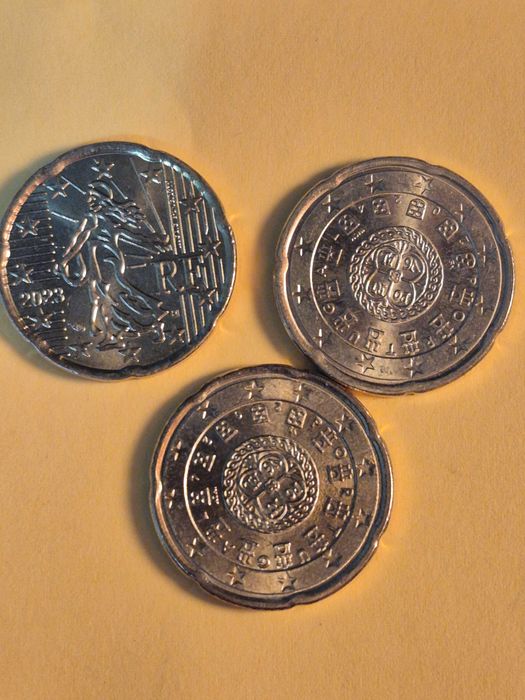Conjunto Moedas 20cent