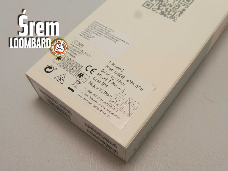 Nowy Telefon T-Phone 3 6gb/128gb, Akcesoria, Gwarancja!
