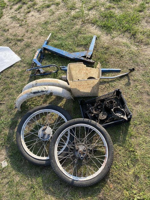 Simson mofa rama koła silnik blotniki