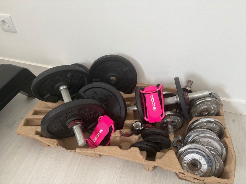 Material de musculação e ginásio