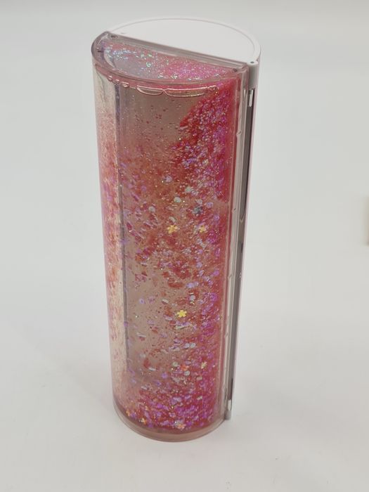 Estojo para canetas com glitter - novo