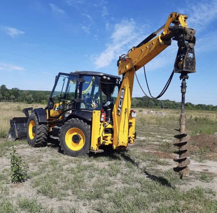 Услуги ямобура | гидробура до 10м глубины. Аренда ямобура | гидробура.