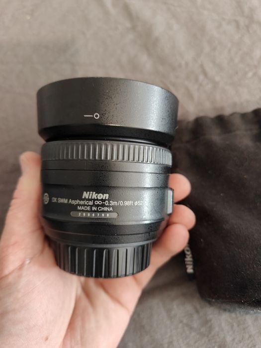 Обєктив Nikon 35мм 1.8G NIKKOR AF-S 35mm 1:1.8G DX