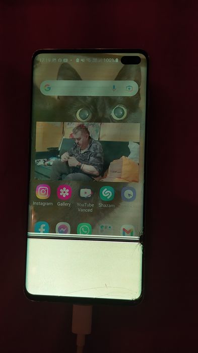 S10+ plus Samsung Galaxy Uszkodzony do naprawy lub na części