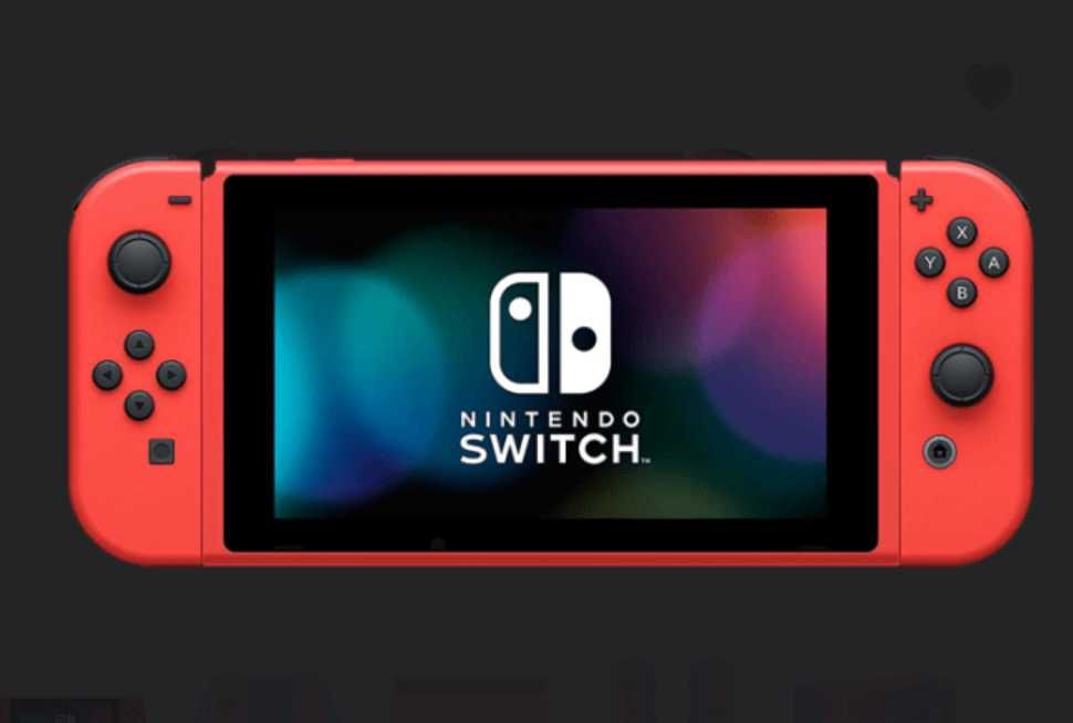 Nintendo Switch V2 Super Mario Oled 64GB - Limited Edition  + 4 игры